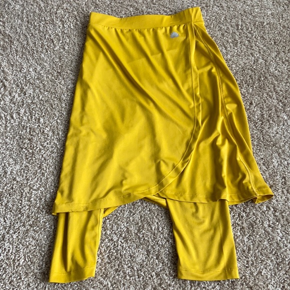 Snoga Skirts Snoga Xs Yellow Wrap Skirt Poshmark